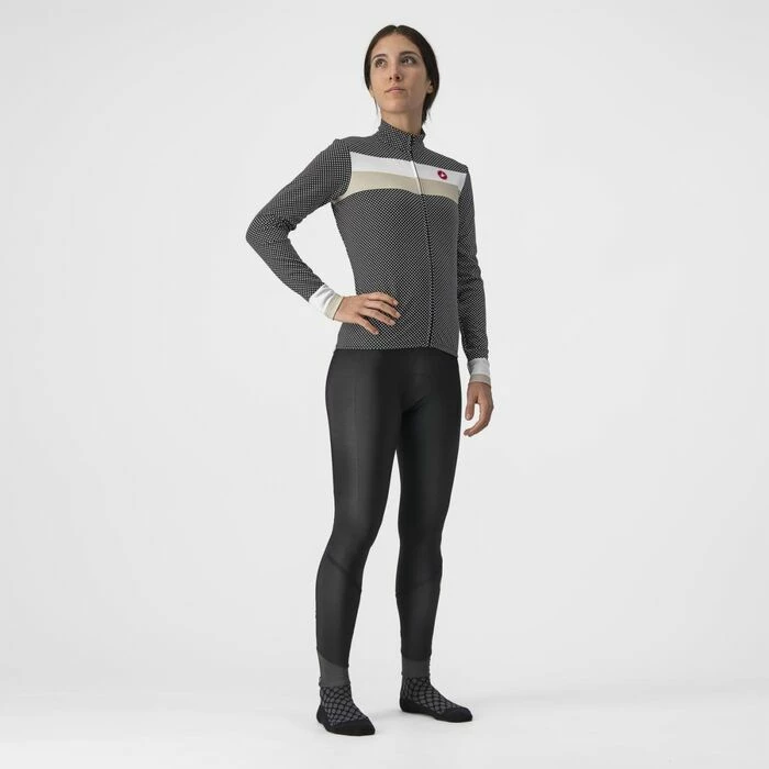 Maillot Manche Longue Castelli Volare Femme Noir/Blanc 2023 8 Maillot Manche Longue Castelli Volare Femme Noir/Blanc 2023 – Image 6