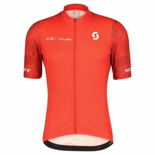 Maillot Manches Courtes Homme Scott RC Team 10 Frery Red White -Vélos Urbains Soldes Boutique 2886915102 700x700 1