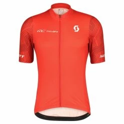 Maillot Manches Courtes Homme Scott RC Team 10 Frery Red White -Vélos Urbains Soldes Boutique 2886915102 700x700 3