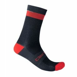 Chaussettes Castelli Alpha 18 Bleu/Rouge 2023 -Vélos Urbains Soldes Boutique alpha18 bleu f rouge 700x700 3