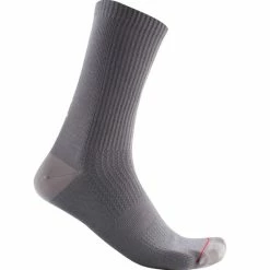 Chaussettes Castelli Bandito Wool 18 Gris