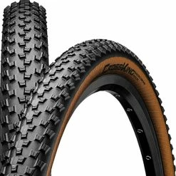 Pneu Continental VTT Cross-King Protection Tubeless-Ready Souple Noir/Marron