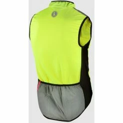 Gilet Coupe-Vent WOWOW Dark 1.1 Réfléchissant Gris / Jaune -Vélos Urbains Soldes Boutique dark jacket 1 2 700x700 1