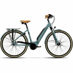 Vélo Électrique Granville E-Absolute 24+ Blue Green Mat 400Wh 2023 -Vélos Urbains Soldes Boutique e absolute 24 blue green 700x700 3