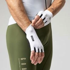 Gants Gobik Mamba Unisex White 2023 -Vélos Urbains Soldes Boutique guantes cortos black mamba white caps dye gobik 3 700x700 1