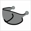 Visière Kask Urban Lifestyle Gris Clair 2 Visière Kask Urban Lifestyle Gris Clair -Vélos Urbains Soldes Boutique lite grey 700x700 1