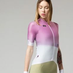 Maillot Manche Courte Gobik Attitude 2.0 Glycine Femme 2023 -Vélos Urbains Soldes Boutique maillot mujer mc attitude2.0 wisteria caps dye gobik 7 700x700 3