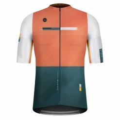 Maillot Manches Courtes Gobik Attitude 2.0 Apricot Unisex -Vélos Urbains Soldes Boutique maillot unisex attitude apricot gobik warm series22 1 700x700 3