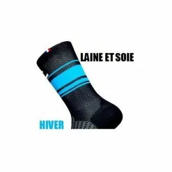 Rafal Chaussettes Rafa'l Boa Hiver Laine Et Soie -Vélos Urbains Soldes Boutique noir bleu 2 700x700 3