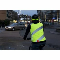 Gilet Sécurité Réfléchissant WOWOW Roadie Jaune -Vélos Urbains Soldes Boutique roadie adult 3 700x700 3